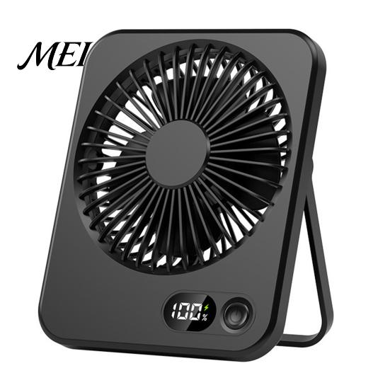 Small Personal Fan for Office Portable Desktop Fan, 5 Speed USB Rechargeable Mini Travel 180-degree Adjustable Cooling Home Dorm
