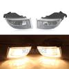 For Toyota Land Cruiser Prado 120 2002-2007 2008 2009 Fog Lights Led Headlight Clear Lens Fog Lamp Cover Grill Bezel Accessories