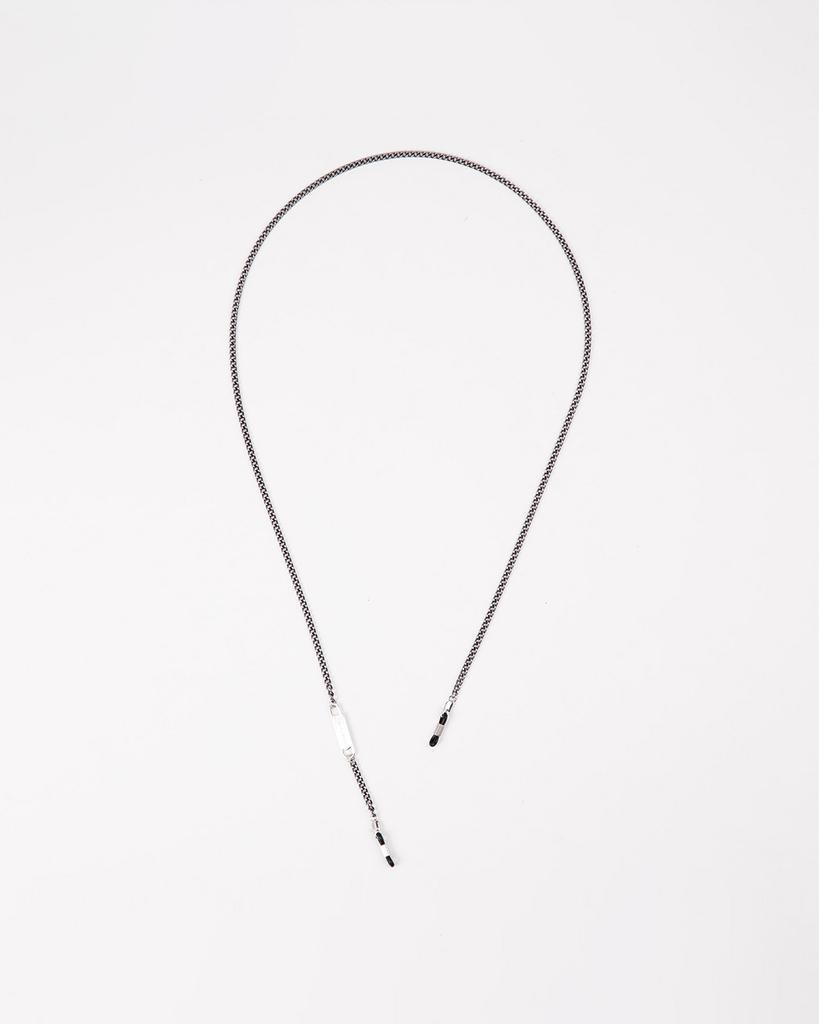 Seupeulingseuteulingseu Clip Antique Metal Chain Eyeglass Strap [Burnished Silver]