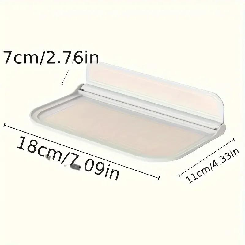 

1pc Foldable Wall-mounted Shelf, For Bathroom, Toilet, Kitchen, Bedside bathroom accessories bathroom shelves floating shelf