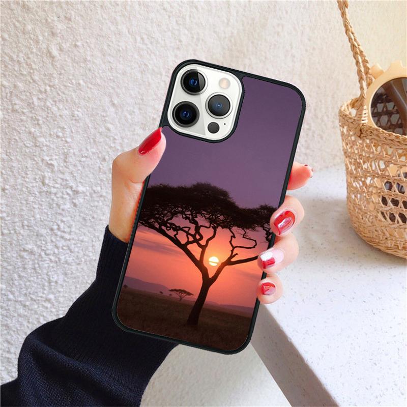African Print Silicone Phone Case for iPhone 17 Air 16 PRO MAX 15 14 PLUS 12 11 13 Back Cover Fundas Shell Coque