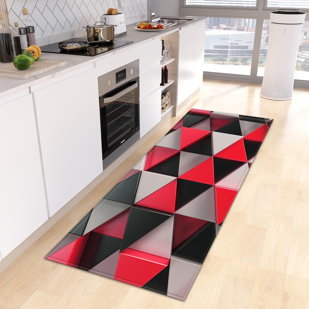 

Nordic Kitchen Mat Home Entrance Doormat Living Room Bedroom Balcony Floor Decor Carpet Bathroom Hallway Door Anti-Slip Foot Rug 40cmx60cm