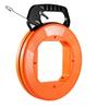 Fish Tape Wire Cable Line Puller 120ft 1/8 in Steel with High Plastic Case