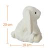 Apricot Lamb Cream Bunny Plush Toy for Kids, Soft and Cute, Fluffy Cream Bunny for Girls and Boys, 20cm