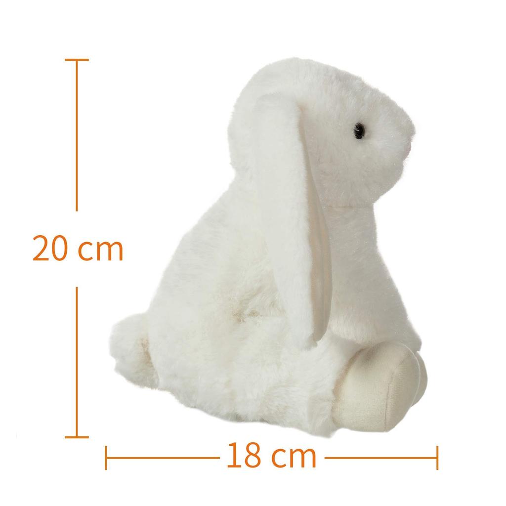 Apricot Lamb Cream Bunny Plush Toy for Kids, Soft and Cute, Fluffy Cream Bunny for Girls and Boys, 20cm