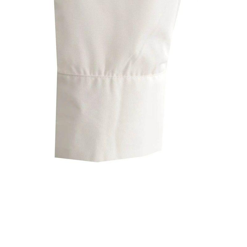 Women's Collar and Exposed Navel Shirt Solid Lapel Short Navel Shirts Women