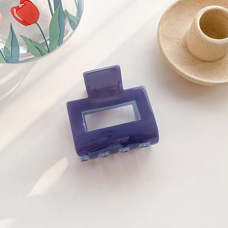 Korean Floral Acetate Medium Claw Clip - Versatile Hair Accessory