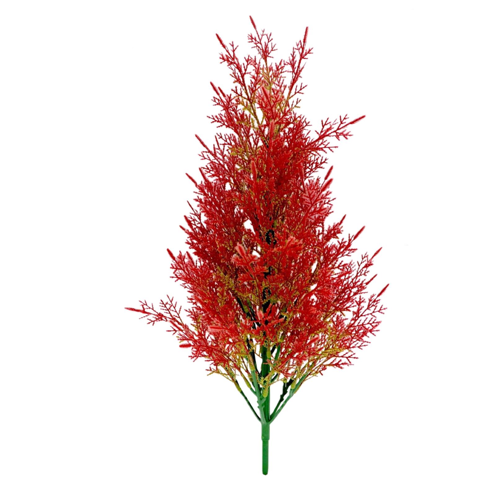 

Искусственная Норфолкская сосна - 18-дюймовая искусственная рождественская елка, поддельные горшечные растения для дома, улицы, крыльца, рождественский декор One Size красный