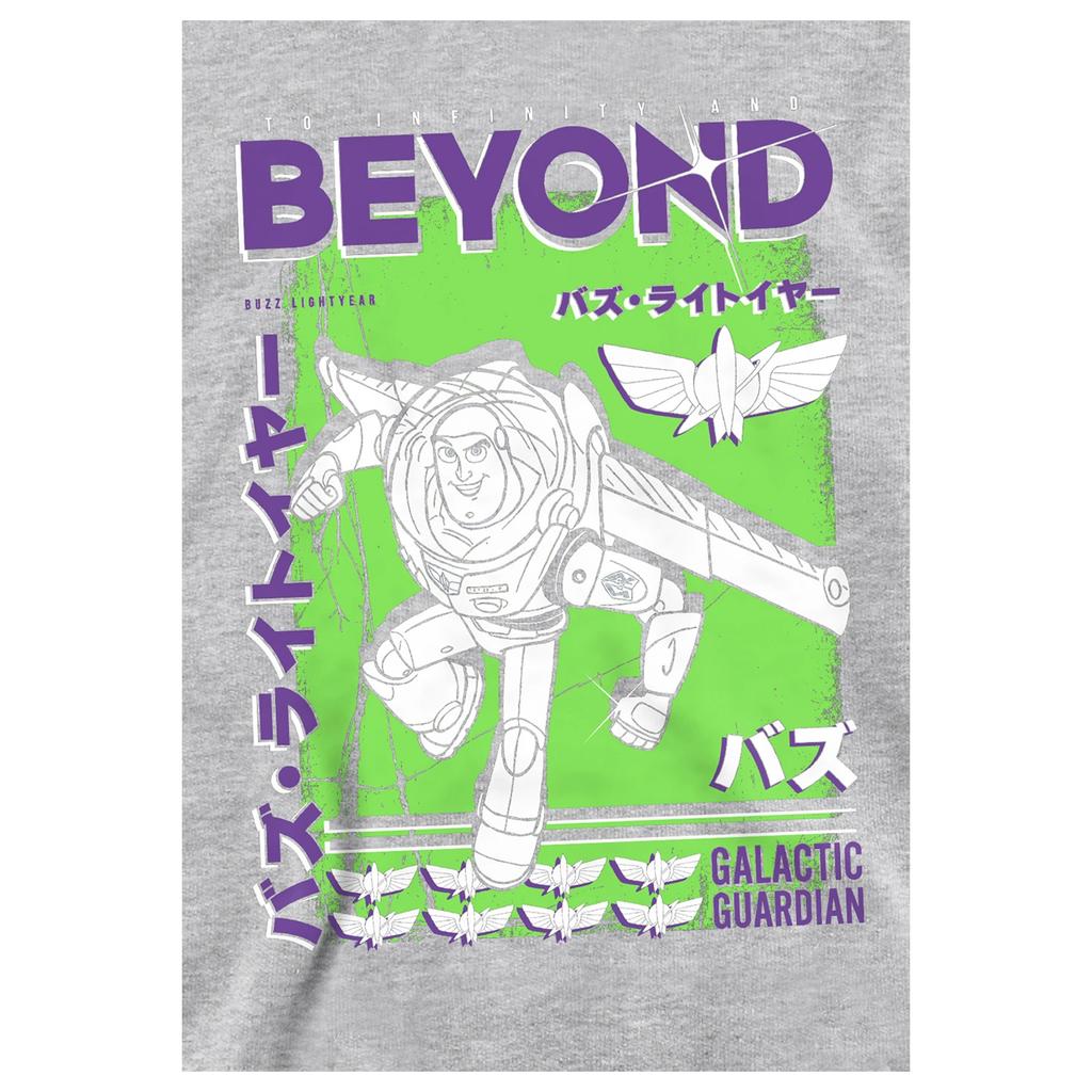 Toy Story Childrens/Kids Galactic Guardian Buzz Lightyear Heather Pullover Hoodie