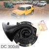 1Pc Universal Super Loud 300Db Electric Snail Air Horn 12V/24V Premium Tone Speaker Waterproof Fit For Auto Truck Boat Motorcycle