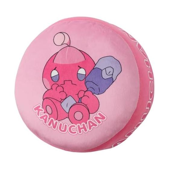MORIPiLO Pokemon Puff Cushion - Cute 20cm Diameter Kanuchan Reversible Plush Toy