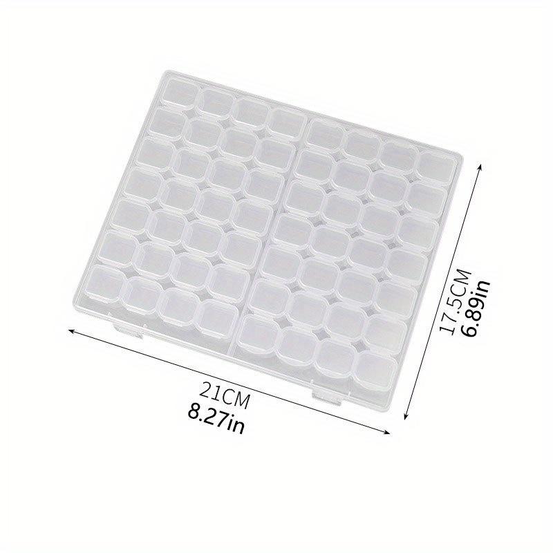 Transparent Plastic Box Screw Compartment Box Jewelry Earring Display Case Container Clear Terminal Organizer Tool Storage Boxes