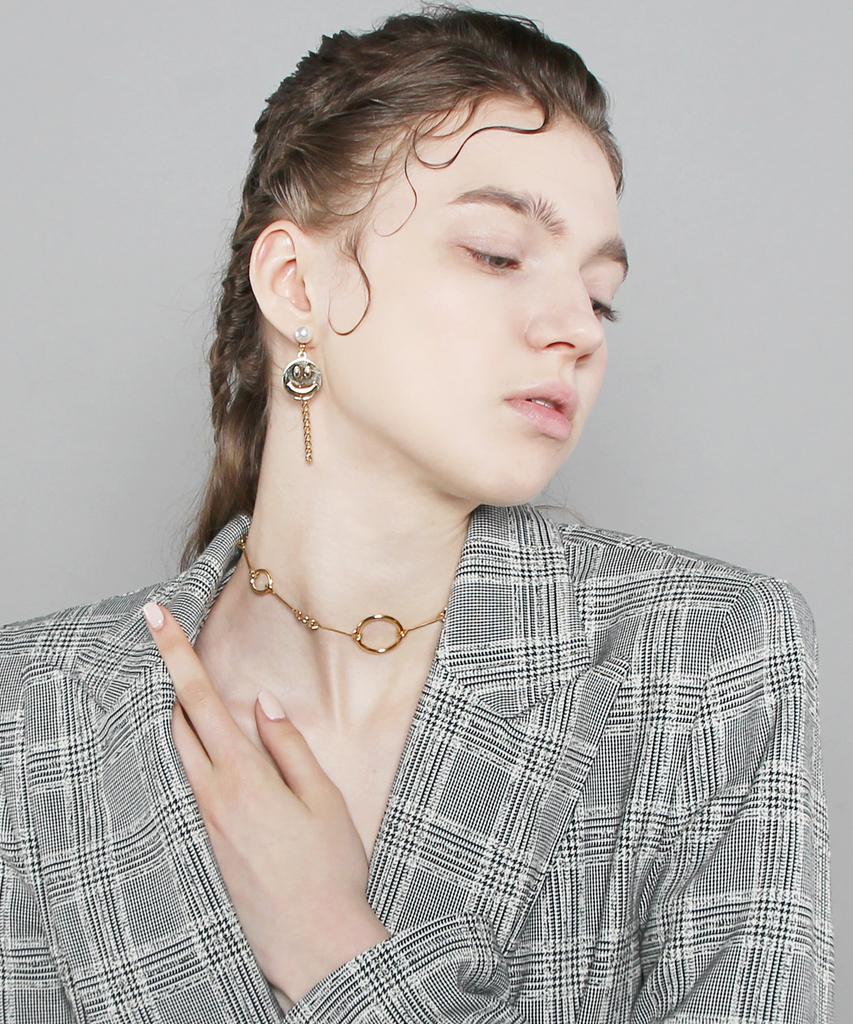 De La Lune Gold Main Body Necklace [Dl17Ssnc01Gdf]
