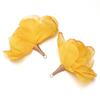 10pcs 5cm Mesh Chiffon Flower Earrings Pendant Colorful Flower Charms For DIY Jewelry Making Crafts Earrings Keychain Supplies
