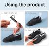 1Pair Plastic Shoe Stretcher Adjustable Portable Shoe Tree Shaper Stretchers Holder for Women Men Unisex Fashion Black Shoe Tree