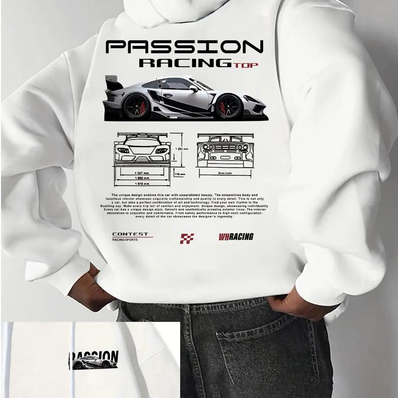Herren lässiger Hoodie Alphabetdruck lockere Passform - Temu Bahrain Streetwear Herrenbekleidung Hoodies Hoodie Herren einteilig Haikyuu