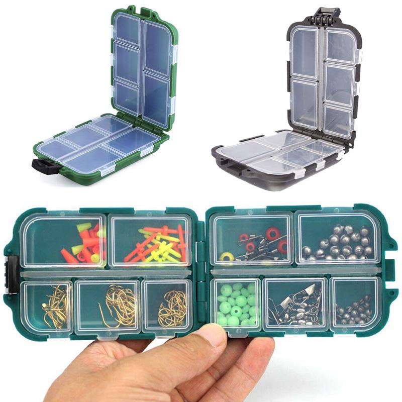 ABS Plastic Fishing Hook Bait Tool Tackle Mini Small Storage Box Case Equipment