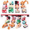 Set da 12 Pezzi Mini Modello di Macchina Aereo in Legno Giocattolo Stile Semplice Decorazione Colore Macchina Aereo in Legno Mini Giocattolo Educativo per Bambini