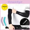Fabric Ice 1pair Breathable Uv Protection Running Cooling Upf 50 Arm Sleeves Fitness Basketball Elbow Pad Sport Cycling Outdoor