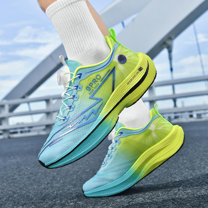 Chitu 9pr Rotating Buckle Real Explosive Carbon Board Men's and Women's Running Shoes Professional Marathon Racing Student Training Sports Shoes