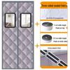CNMF No-Punch PU Leather Insulated Door Curtain with Window