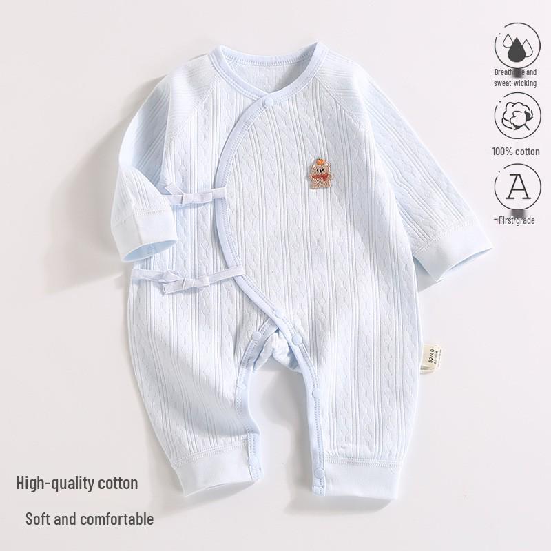 

Комбинезон-ромпер в стиле монаха из чистого хлопка для новорожденных, 0-3 месяца 52cm