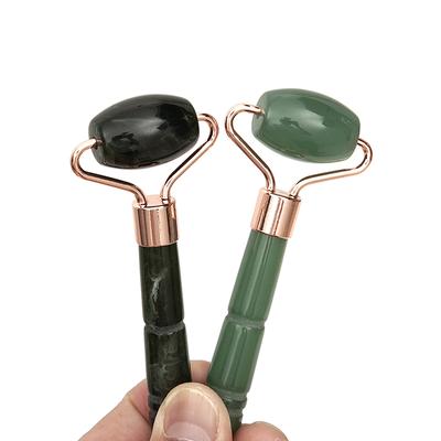 Enkelhuvud massage Gua Sha Jade Ansiktsroller Ansiktslyft upp hudvårdsverktyg