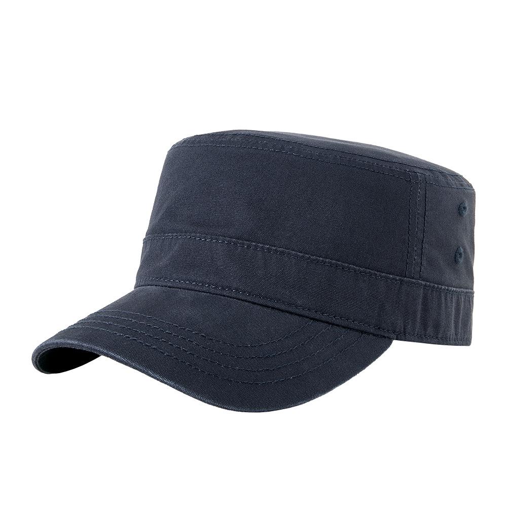 Large Head Military-Style Duckbill Cap - Sun Protection for Middle-Aged & Elderly Men
