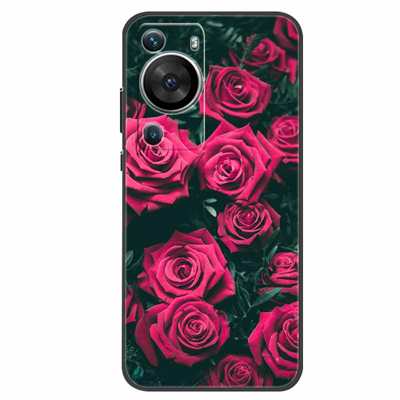 For Huawei P60 Pro Case Animals Protector Soft Silicone Phone Back Cover Cases for Huawei P60 Pro Coque Shockproof Wolf New Capa
