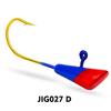 Colored Soft Worm Lure Jig Head Hook - Upturned Artificial Bait Fish Hook Tumbler for Fishing Tackle.