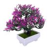 Mini Bonsai Tree Artificial Bonsai Faux Potted Plant No Maintenance Tabletop Decor for Office Home Desk Shelf