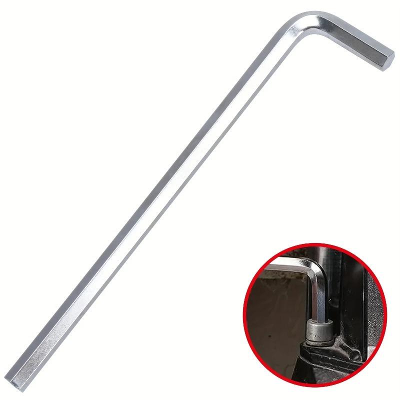 8-teiliges Chrom-Vanadium-Stahl Sechskant-Schlüsselset - Metrisch & Zoll L-Form Kurzarm-Werkzeuge mit rutschfestem Griff für Fahrrad- Möbelreparatur