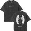 Křesťanské náboženské Ježíš Král slávy Oprané tričko Letní Pánské Dámské Módní Oversized Streetwear Pánské Vintage trička Topy