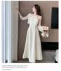 Spring Fairy-Style Sweet Slim Fit Cardigan & Dress Set