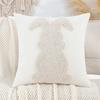Spring Easters Pillow Cover Comfortable Plushes Faux Furs Pillow Case for Bedroom Room Sofa Decorations