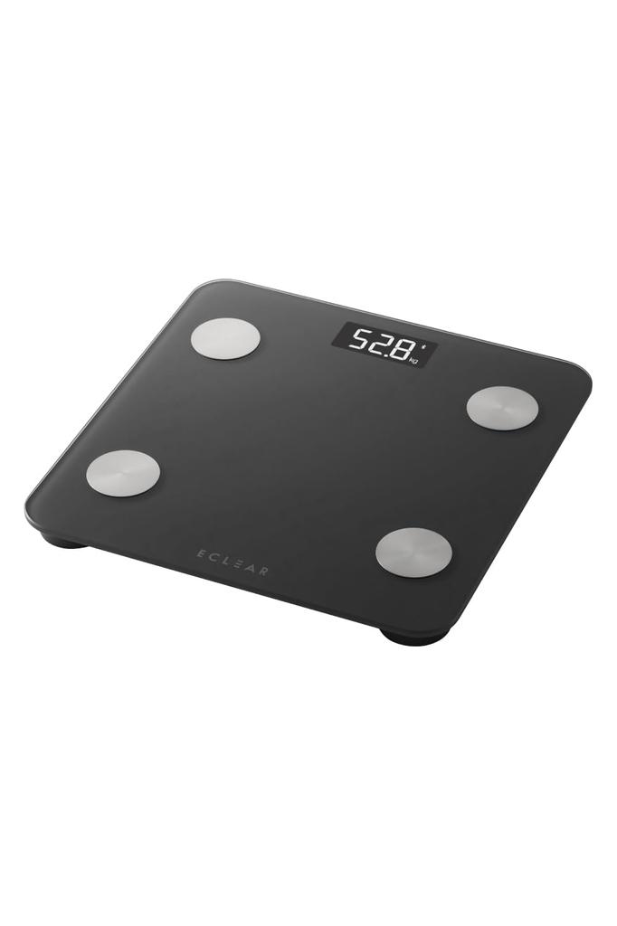 ELECOM Body Composition Weight Bluetooth 100g 9 Items with App Linkage Fat Fat Muscle Fat With Black BTFS01BK Meter, Scale, Compatible, Units,