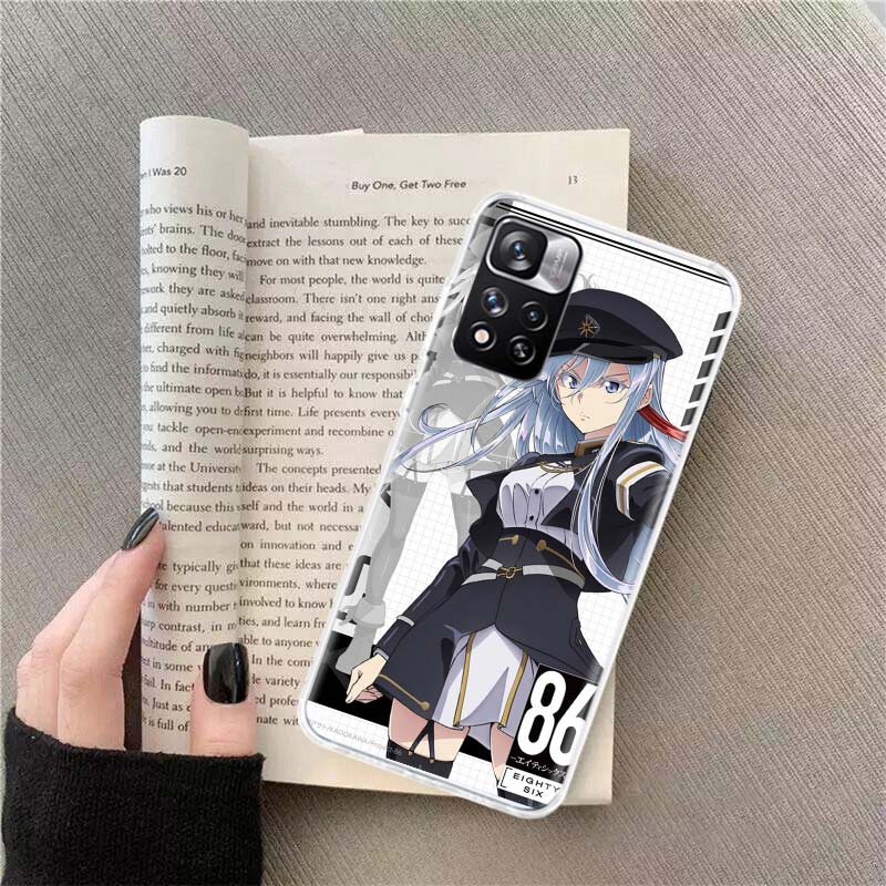 

86 Eighty Six Anime Phone Case For Xiaomi Poco X4 F4 GT X3 NFC X5 X6 X7 Pro 5G M5 M5S M3 F5 Mi F6 F3 F2 F1 Cover Coque Fundas TP Xiaomi Poco X3(Pro)