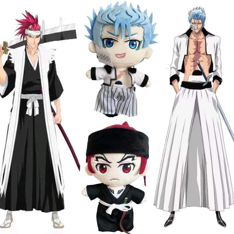 BLEACH Kuscheltier Grimmjow Abarai Renji Anime Stoffpuppe Kuchiki Rukia Aizen Sousuke Zaraki Kenpachi Ichimaru Gin Cifer Geschenke