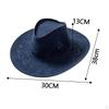 Cowboy Hat with Bandana Cosplay Accessories Casual Sun Hats Women Men Summer Cowgirl Halloween