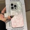Case For iPhone 11 Cases Ins Korean Gradient Pink Bowknot Phone Case For iPhone 16 15 14 13 Pro Max 12 XS XR X 7 8 Plus Cover