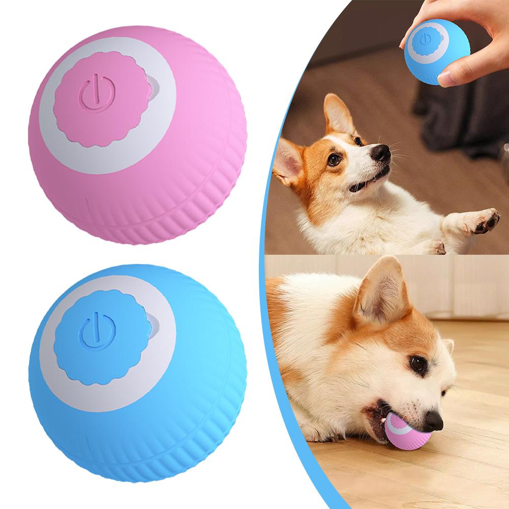 Electric Cat Ball Toys USB Rechargeable Smart Interactive Cat Toy ABS Intelligent Rolling Toy Ball for Indoor Playing