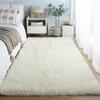 Gradient Shaggy Dip-Dye Rug Foldable Long Pile Carpet Bedroom Living Room Decor Non-Slip Mat
