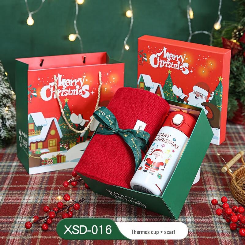 Festive Thermos & Scarf Gift Set
