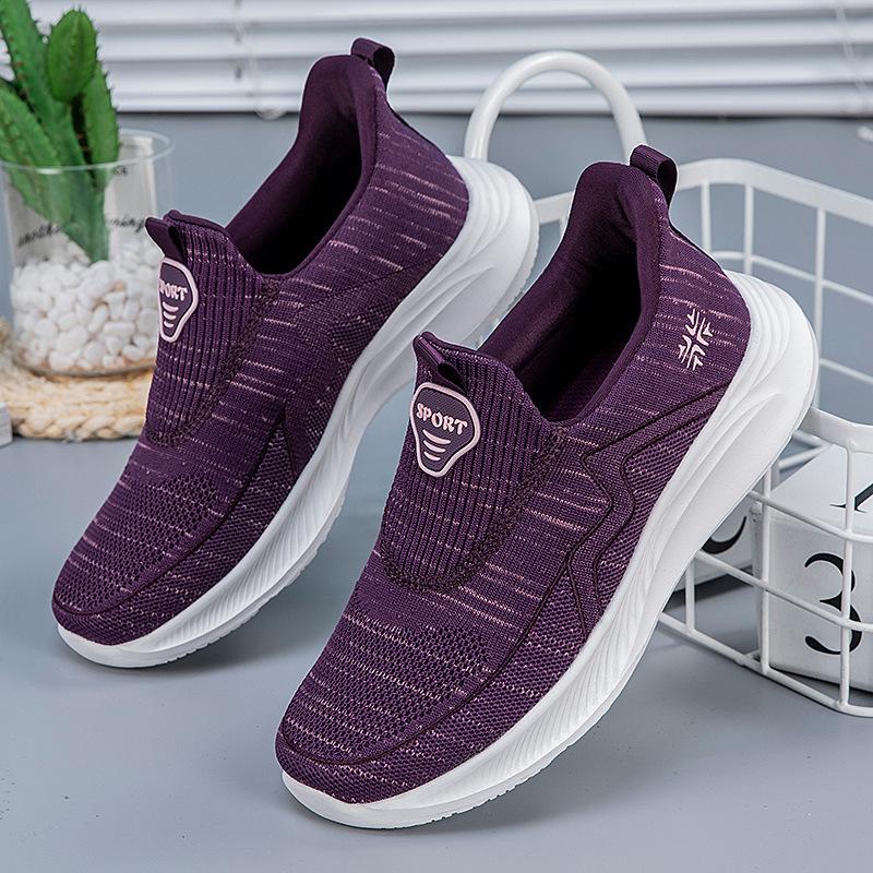 Nowe buty damskie codzienne miękkie podeszwy pojedyncze buty damskie wygodne oddychające leniwe buty buty codzienne