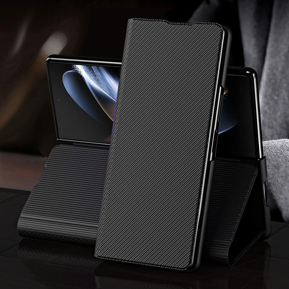 

Складной чехол-сумка с защитой от падения для Samsung Galaxy Z Fold 5 4 5G Fold3 Fold4 Fold5 Fold 3 2 Fold2 Кожаные чехлы для телефонов for Samsung Z Fold 2