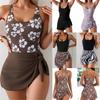 Nouveau maillot de bain une pièce à imprimé tendance, amincissant et couvrant la silhouette, pour femme