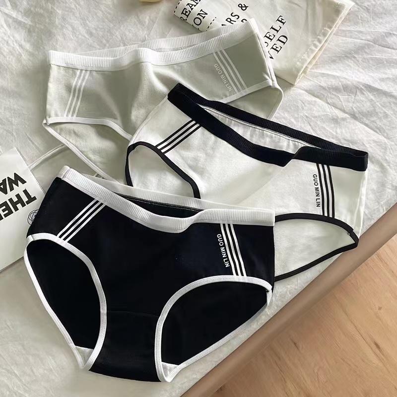Set Seamless Cotton Panties Women's Sexy Female Underpants Mid Waist Underwear for Women Briefs Pantys Cozy SportsLingerie