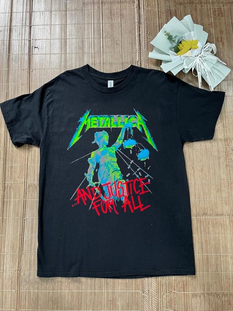 METALLICA - And Justice For All Unisex Black T-shirt Size S-5XL Unisex T-Shirt XL