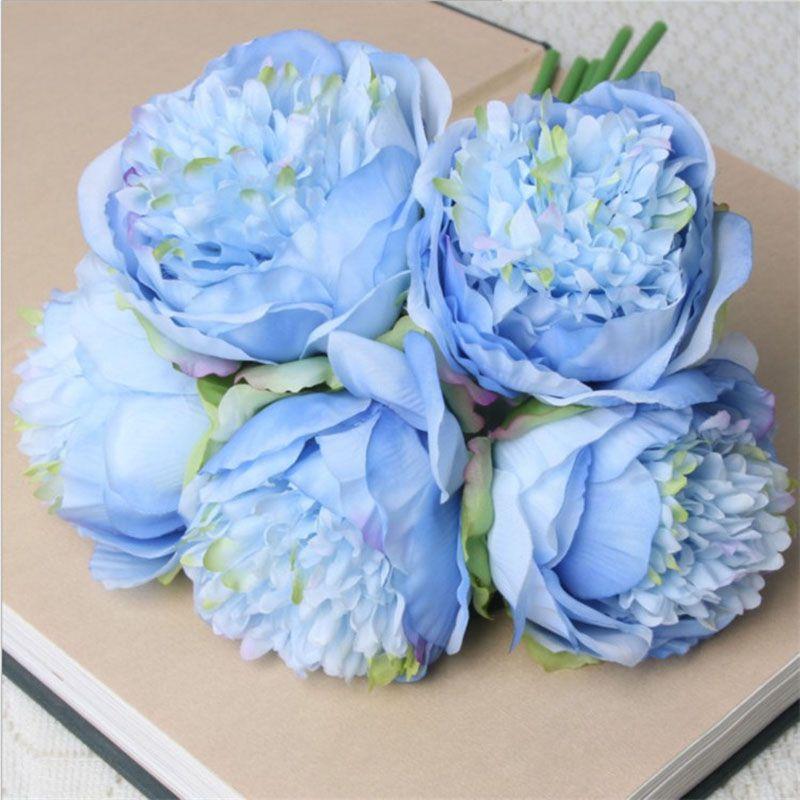 Elegant Artificial Silk Peony Flowers With High Realistic Appearance For Home And Wedding Decor