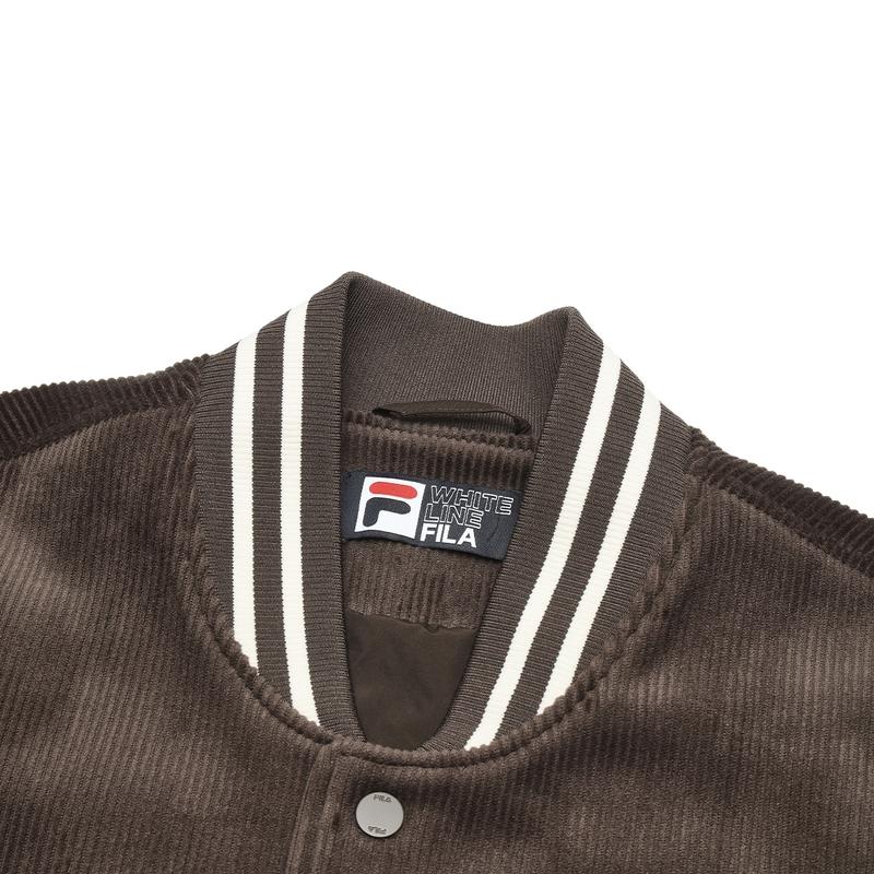 Fila Baseball Jacket Men's Earth Umber F11U439503FDR